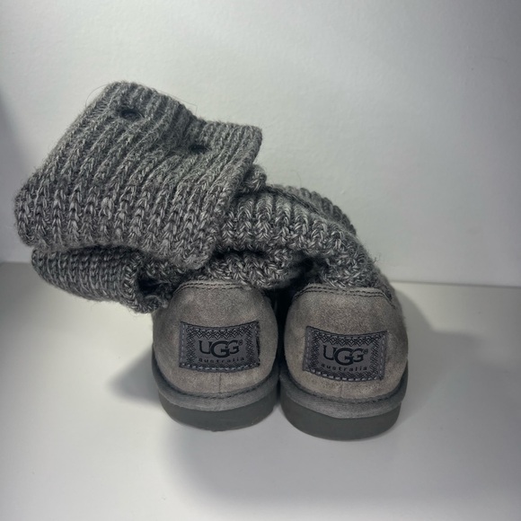 Ugg Australia Classic Cardy Y2K Adjustable Fold Over Knit Tall Boot - Picture 8 of 9